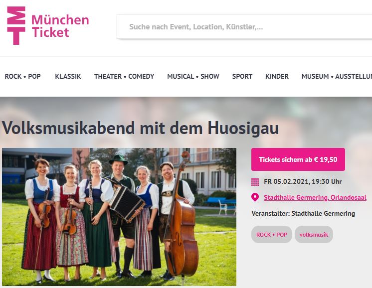 Volksmusikabend Germering